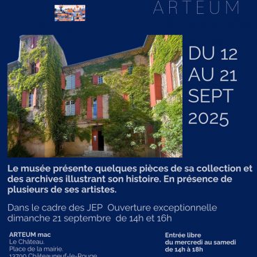 Journées européennes du patrimoine 2025 : Pauline Bocahut – <em>Alluvions</em>
