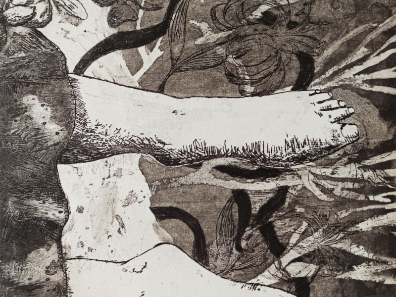 Estelle Lacombe Voguer 20x25 papier 30x40